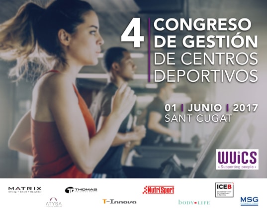 Cartel de 4º Congreso de Gestión de Centros Deportivos en Sant Cugat